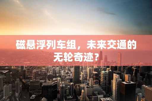 磁悬浮列车组，未来交通的无轮奇迹？