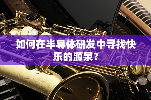 如何在半导体研发中寻找快乐的源泉？