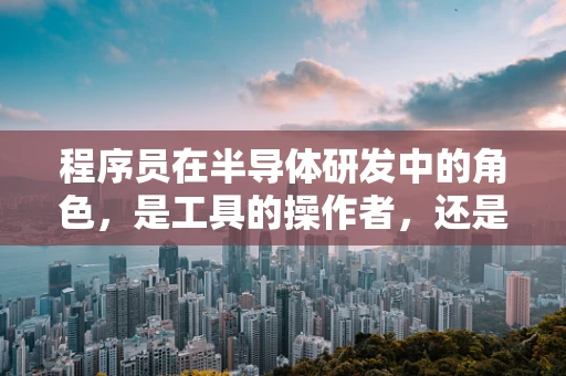 程序员在半导体研发中的角色，是工具的操作者，还是创新的驱动者？