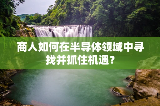 商人如何在半导体领域中寻找并抓住机遇？