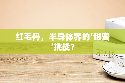红毛丹，半导体界的‘甜蜜’挑战？