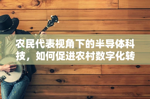 农民代表视角下的半导体科技，如何促进农村数字化转型？