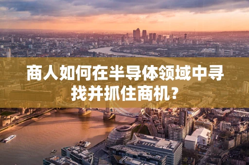 商人如何在半导体领域中寻找并抓住商机？