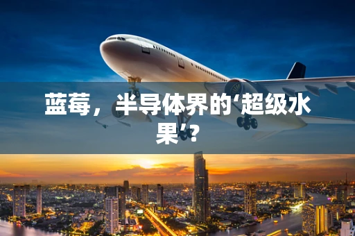 蓝莓，半导体界的‘超级水果’？