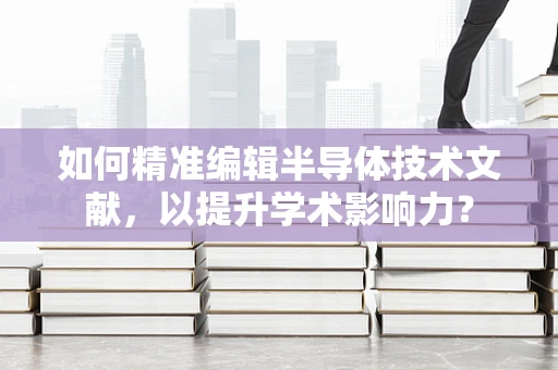如何精准编辑半导体技术文献，以提升学术影响力？
