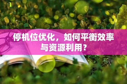 停机位优化，如何平衡效率与资源利用？