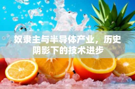 奴隶主与半导体产业，历史阴影下的技术进步