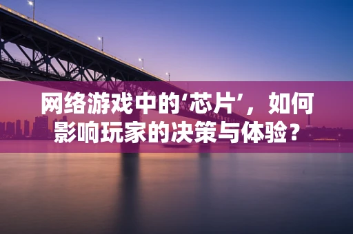 网络游戏中的‘芯片’，如何影响玩家的决策与体验？