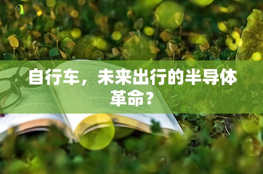 自行车，未来出行的半导体革命？