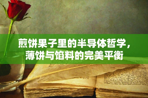 煎饼果子里的半导体哲学，薄饼与馅料的完美平衡