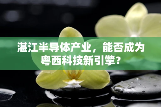 湛江半导体产业，能否成为粤西科技新引擎？