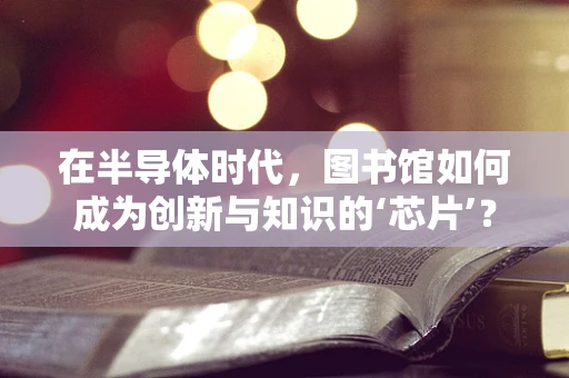 在半导体时代，图书馆如何成为创新与知识的‘芯片’？