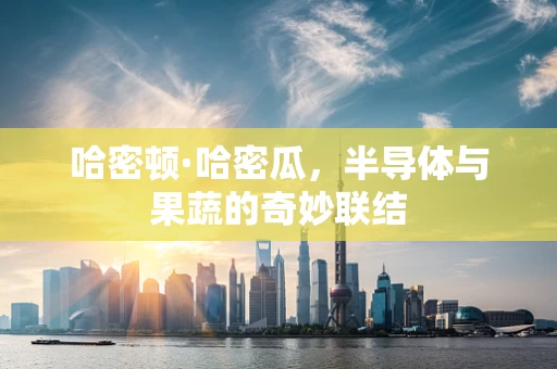 哈密顿·哈密瓜，半导体与果蔬的奇妙联结