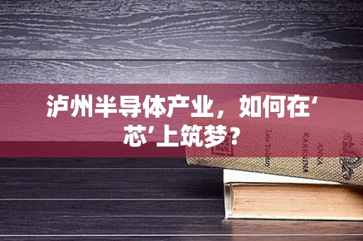 泸州半导体产业，如何在‘芯’上筑梦？
