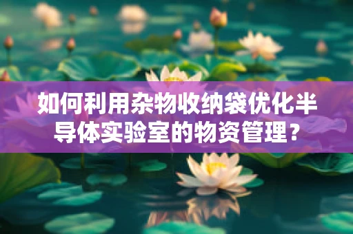 如何利用杂物收纳袋优化半导体实验室的物资管理？