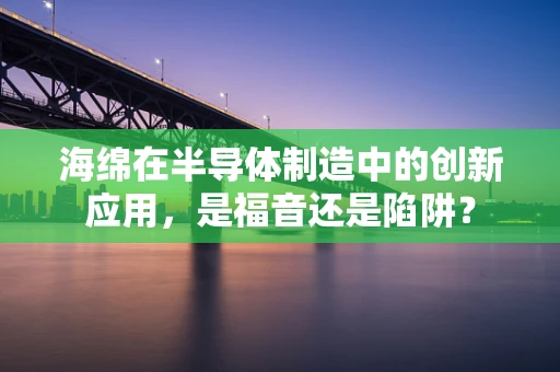 海绵在半导体制造中的创新应用，是福音还是陷阱？