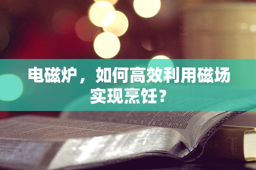电磁炉，如何高效利用磁场实现烹饪？
