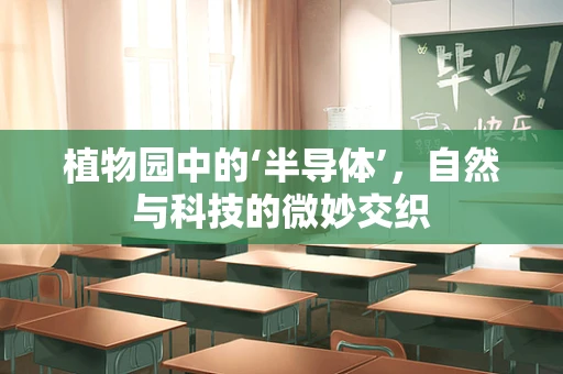 植物园中的‘半导体’，自然与科技的微妙交织