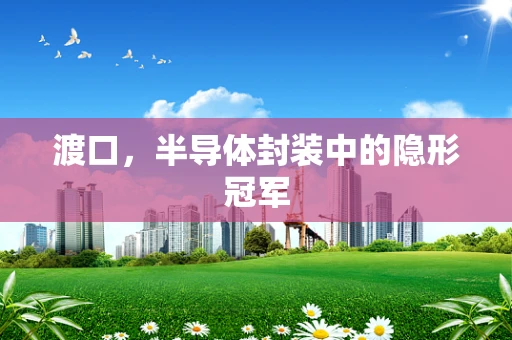 渡口，半导体封装中的隐形冠军