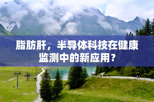脂肪肝，半导体科技在健康监测中的新应用？