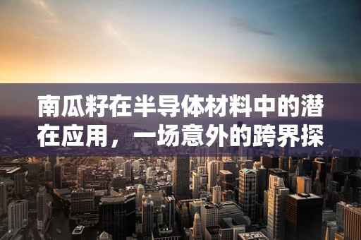 南瓜籽在半导体材料中的潜在应用，一场意外的跨界探索