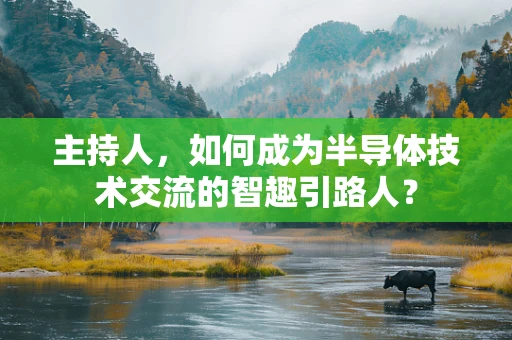 主持人，如何成为半导体技术交流的智趣引路人？