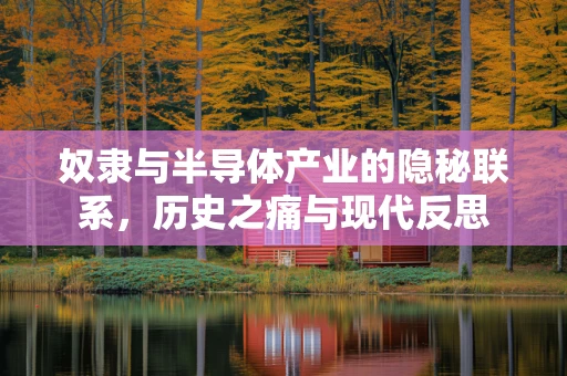 奴隶与半导体产业的隐秘联系，历史之痛与现代反思