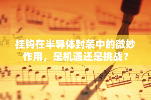 挂钩在半导体封装中的微妙作用，是机遇还是挑战？
