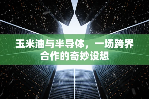 玉米油与半导体，一场跨界合作的奇妙设想