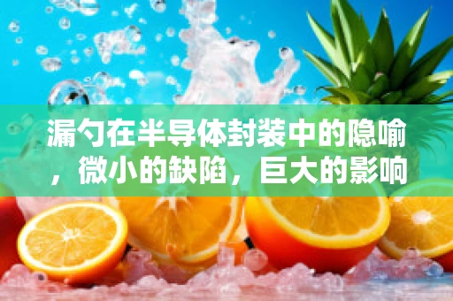 漏勺在半导体封装中的隐喻，微小的缺陷，巨大的影响？
