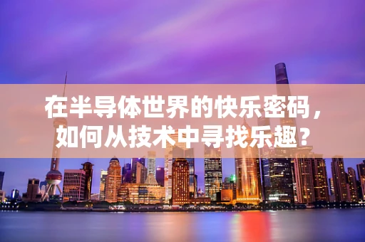 在半导体世界的快乐密码，如何从技术中寻找乐趣？