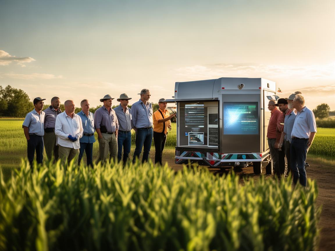 农民协会会长如何利用半导体技术促进农业现代化?