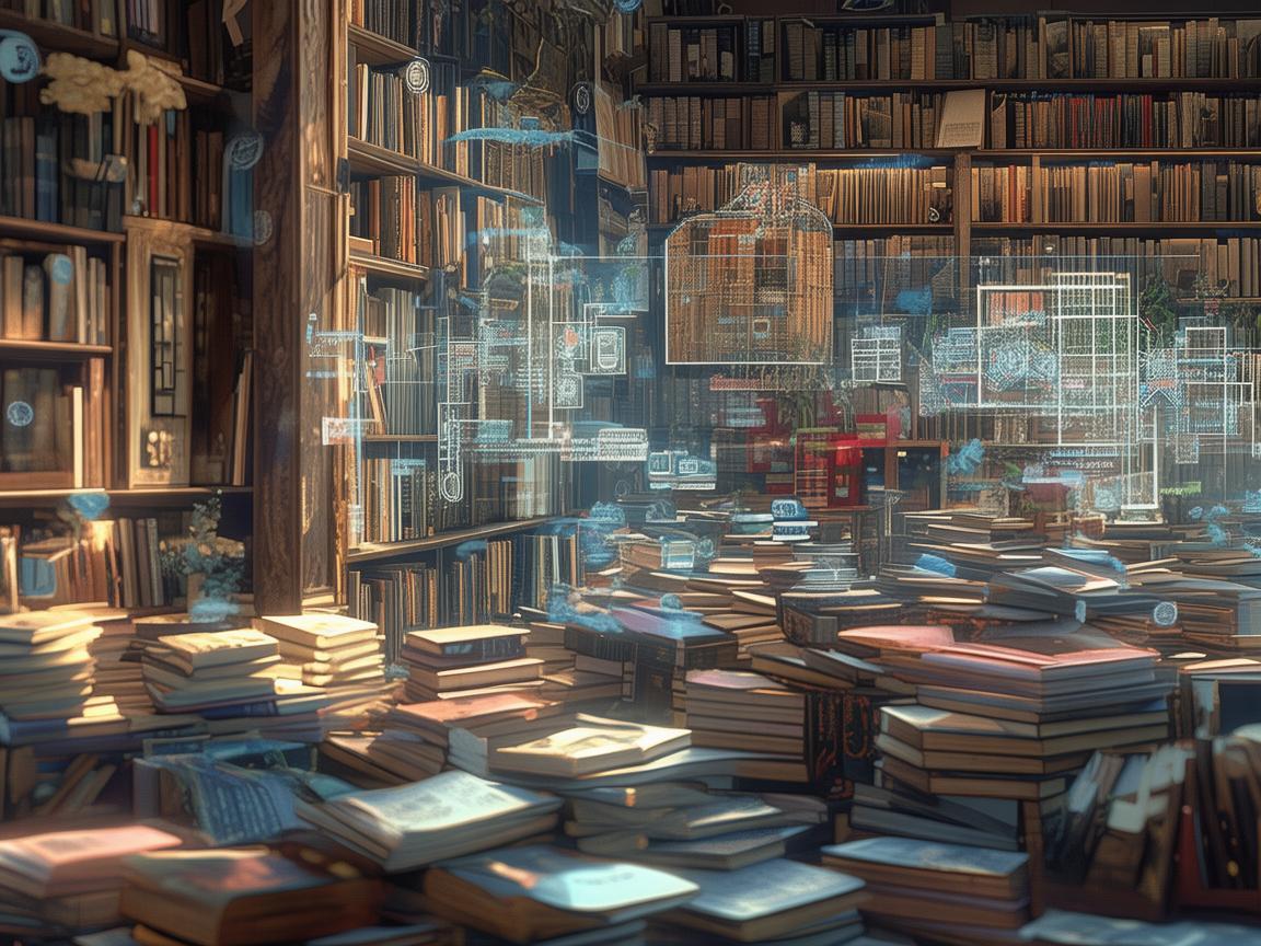 书店书架，半导体科技与阅读空间的奇妙融合？